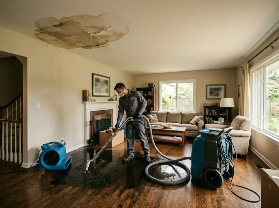 attic-pipe-burst-ceiling-drip-008 — frequently asked questions, Water Damage Restoration & Carpet Care in Baltimore Highland…